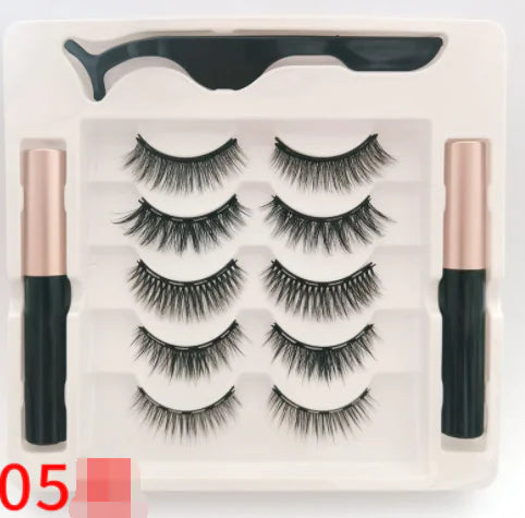 3D Magnetic Eyelashes Magnet Eyeliner SET DE PESTAÑAS 3D (5 PIEZAS)