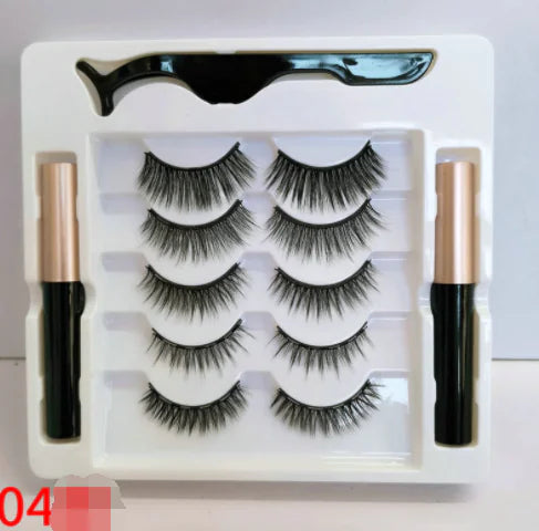 3D Magnetic Eyelashes Magnet Eyeliner SET DE PESTAÑAS 3D (5 PIEZAS)