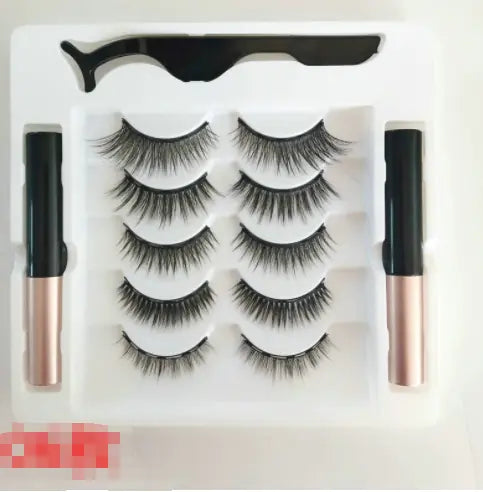 3D Magnetic Eyelashes Magnet Eyeliner SET DE PESTAÑAS 3D (5 PIEZAS)