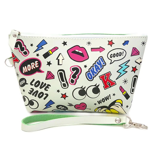 BOLSO PARA MAQUILLAJE/COSMETICOS ROCKING IN WHITE