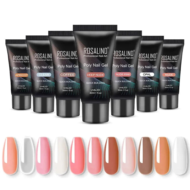 POLYGEL PARA UÑAS (COLORES NUDE)