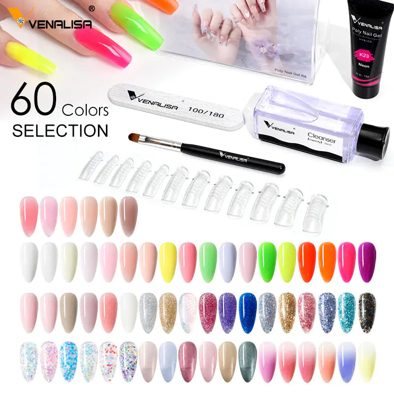 KIT PARA UÑAS POLYGEL VENALISA